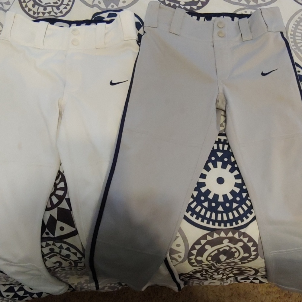 2 pair youth Nike drifit baseball pants